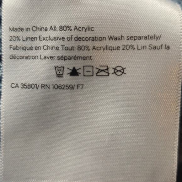 Lululemon Well Being Crew Sweater Linen Blend Blue - Picture 6 of 6